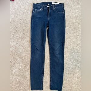 rag & bone Dark Blue Skinny Jeans